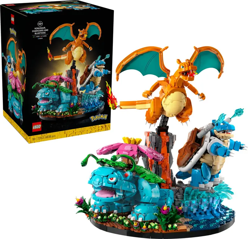 LEGO 72153 Venusaur, Charizard i Blastoise zdjęcie 8