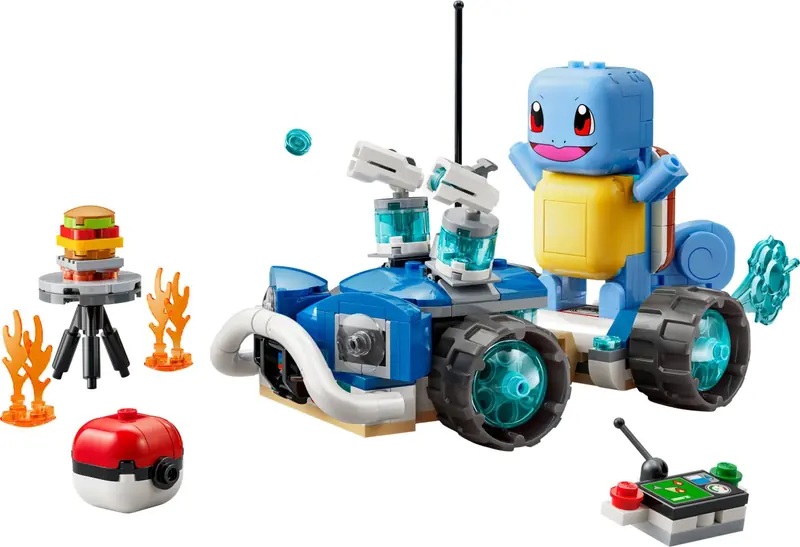 LEGO 72156 SMART Play: Przygoda Trenera ze Squirtle i pojazdem terenowym