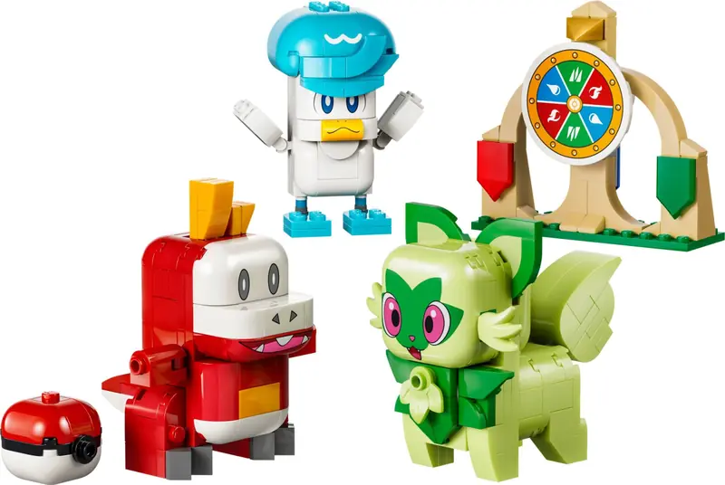 LEGO 72158 SMART Play: Sprigatito, Fuecoco i Quaxly - bitwa