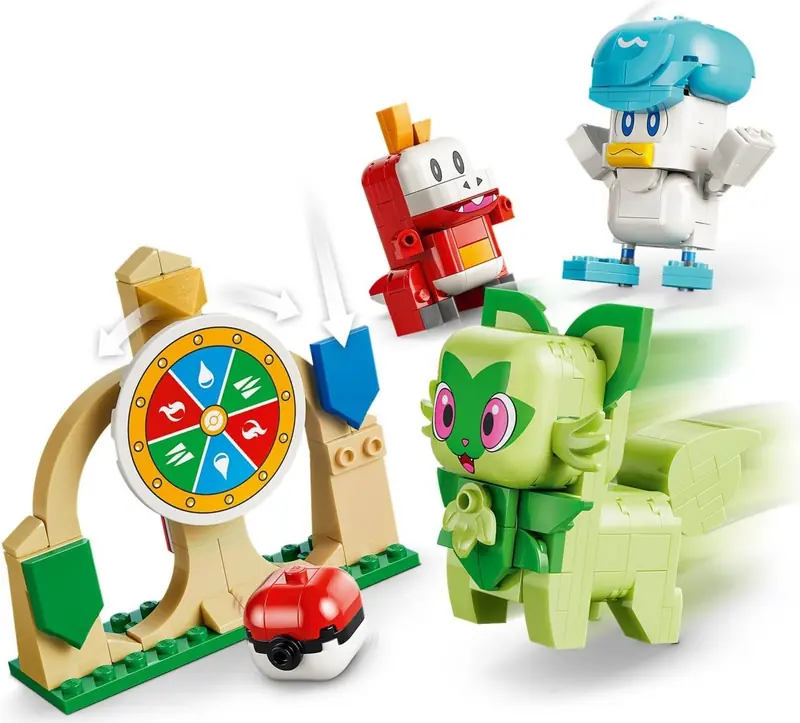 LEGO 72158 SMART Play: Sprigatito, Fuecoco i Quaxly - bitwa
