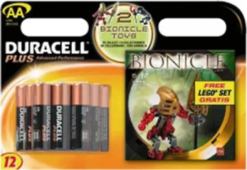LEGO 7216 Gold Good Guy - looking Left (Duracell 12 pack AA) {Turaga Lhikan}