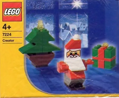 LEGO 7224 Santa, Tree, and Present