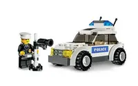 LEGO 7236 Police Car (Blue Sticker Version)