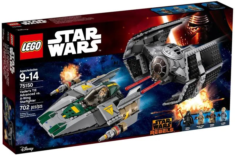 LEGO 75150 TIE Advanced kontra myśliwiec A-Wing zdjęcie 2