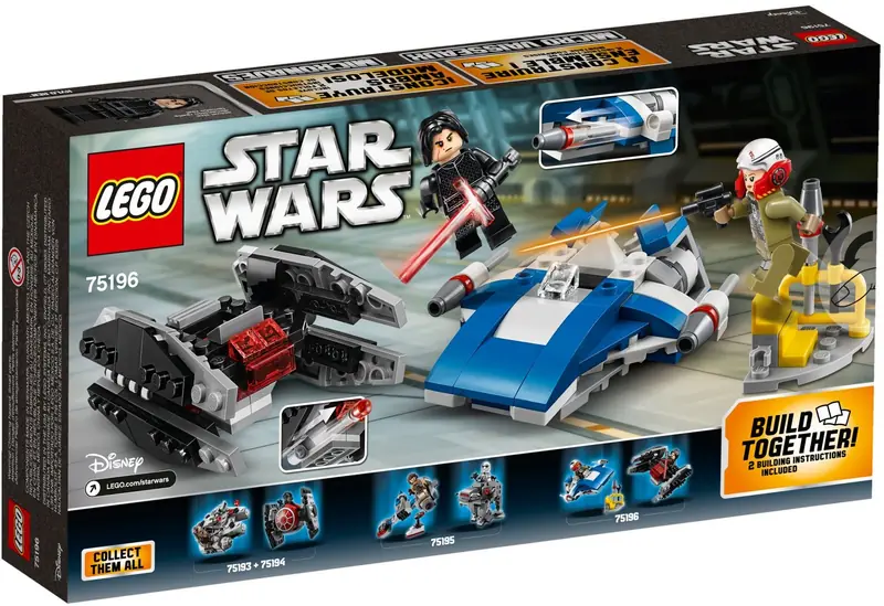 LEGO 75196 A-Wing kontra TIE Silencer zdjęcie 3