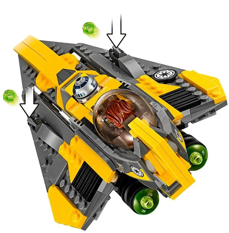 LEGO 75214 Myśliwiec Jedi Anakina zdjęcie 4