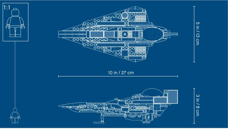 LEGO 75214 Myśliwiec Jedi Anakina zdjęcie 6
