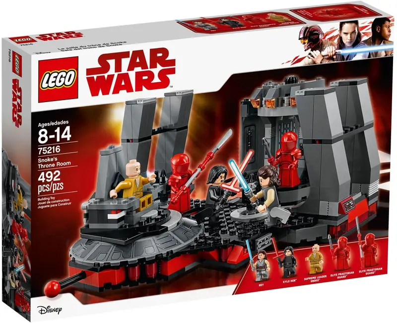 LEGO 75216 Sala Tronowa Snoke'a zdjęcie 2