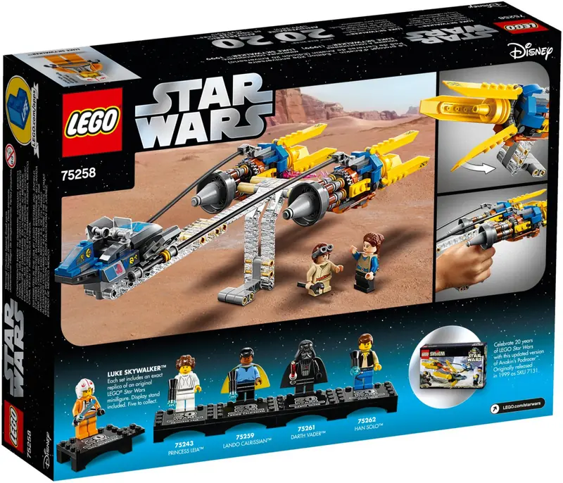 LEGO 75258 Ścigacz Anakina - edycja rocznicowa zdjęcie 5