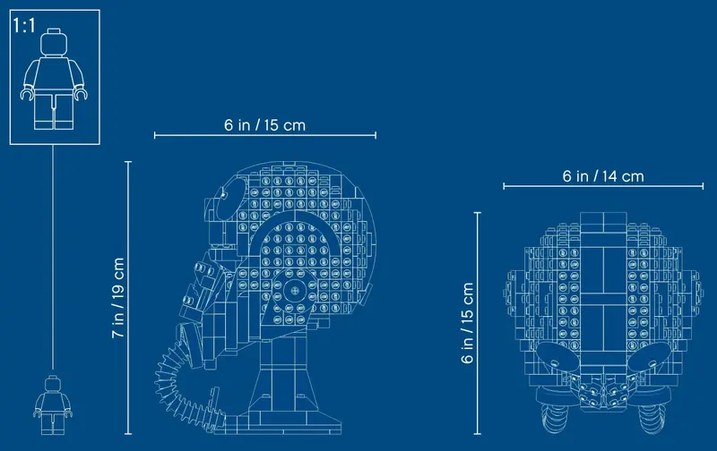 LEGO 75274 Hełm pilota myśliwca TIE zdjęcie 8
