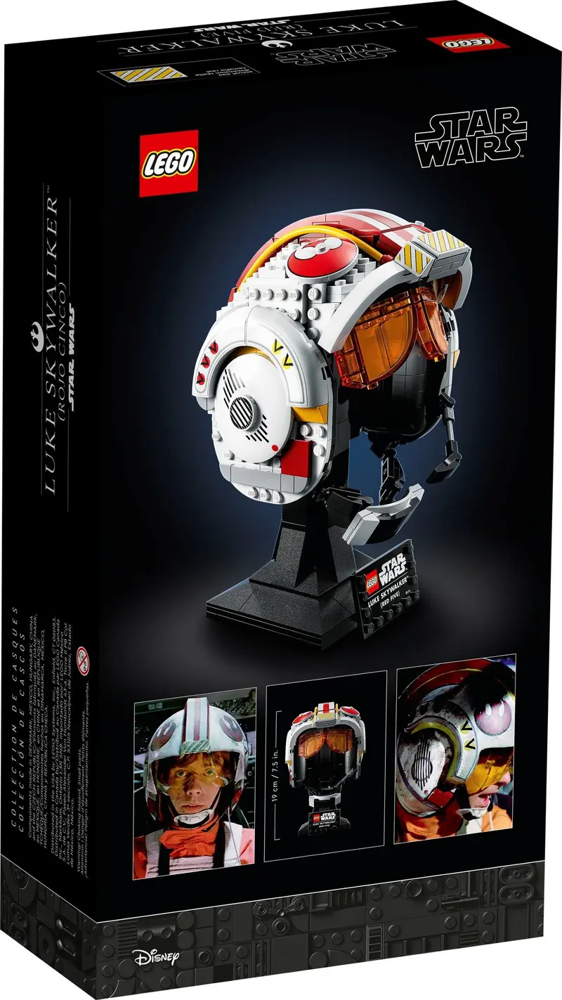 LEGO 75327 Hełm Luke’a Skywalkera - Czerwony Pięć zdjęcie 5