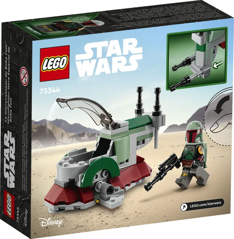 LEGO 75344 Mikromyśliwiec kosmiczny Boby Fetta zdjęcie 5