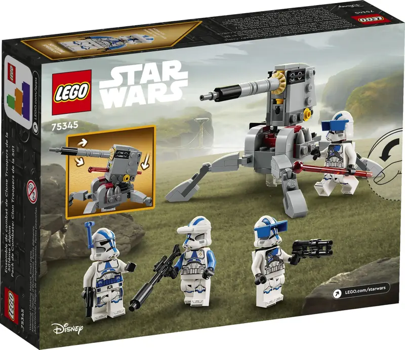 LEGO 75345 Zestaw bitewny – żołnierze-klony z 501. legionu zdjęcie 6
