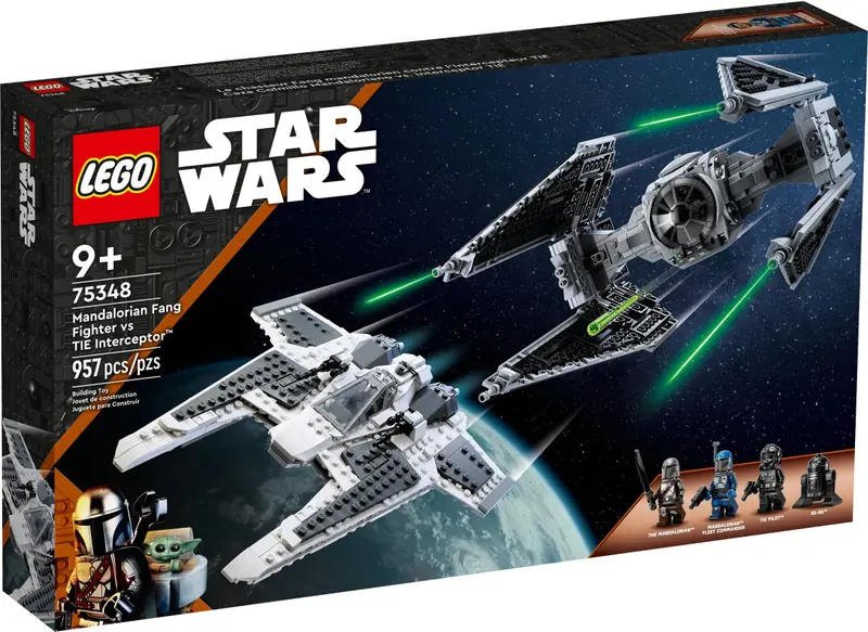 LEGO 75348 Mandaloriański myśliwiec Fang Fighter kontra TIE Interceptor zdjęcie 2