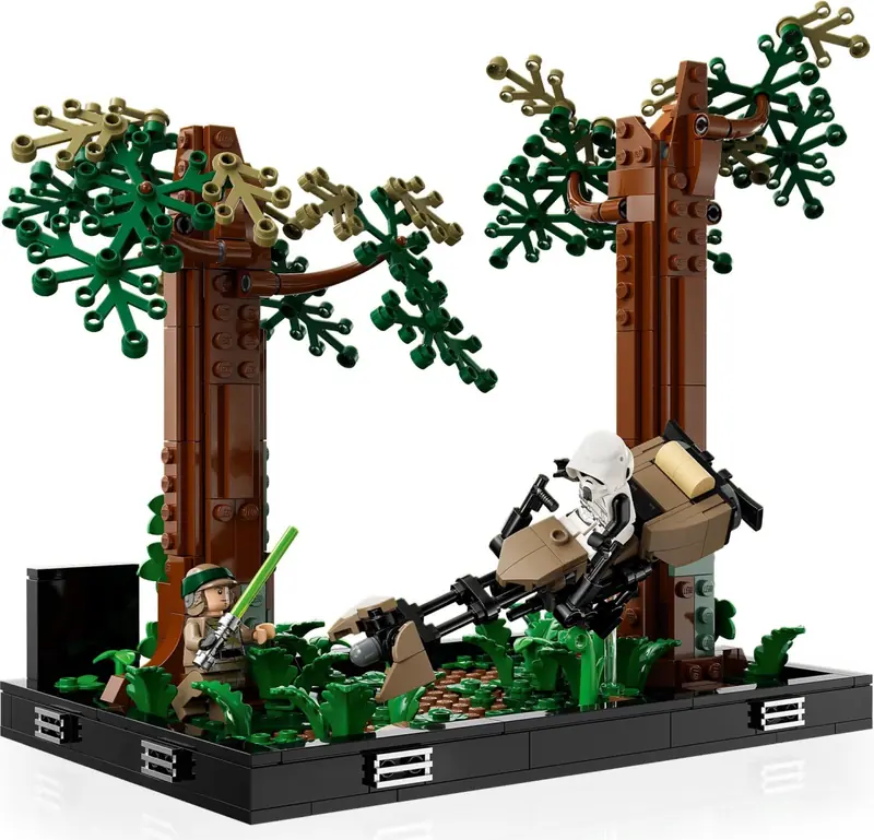 LEGO 75353 Diorama: Pościg na ścigaczu przez Endor zdjęcie 3
