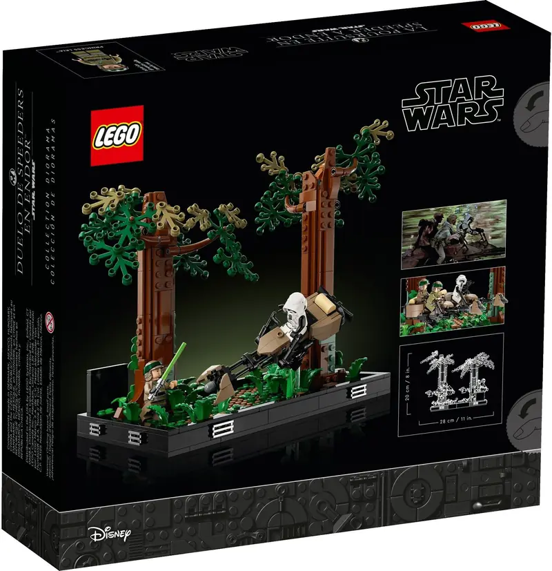 LEGO 75353 Diorama: Pościg na ścigaczu przez Endor zdjęcie 4