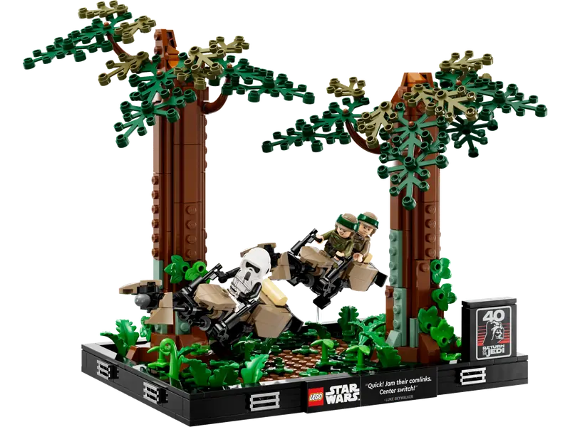 LEGO 75353 Diorama: Pościg na ścigaczu przez Endor