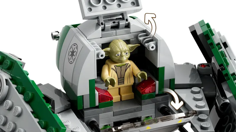 LEGO 75360 Jedi Starfighter Yody zdjęcie 9