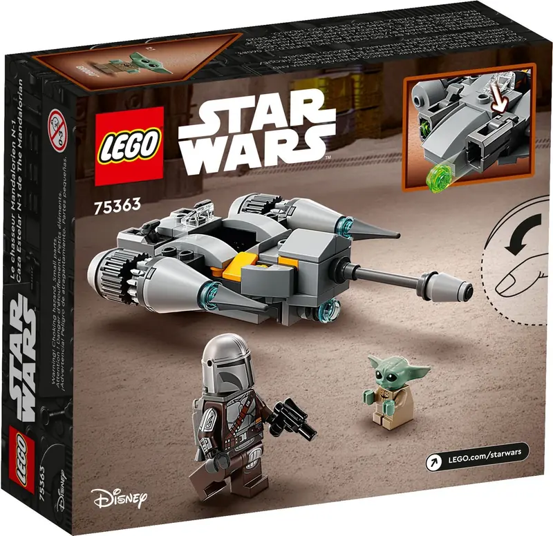 LEGO 75363 Myśliwiec N-1 Mandalorianina w mikroskali zdjęcie 5