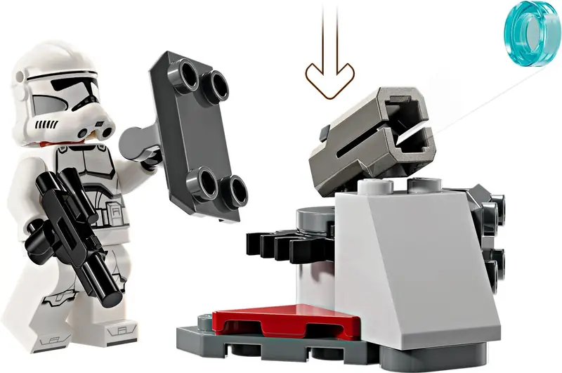 LEGO 75372 Zestaw bitewny z żołnierzem armii klonów i droidem bojowym zdjęcie 4