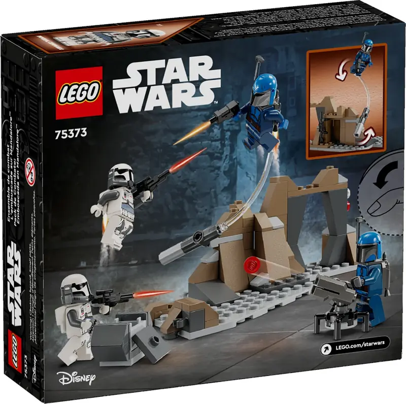 LEGO 75373 Zasadzka na Mandalorze - zestaw bitewny zdjęcie 4