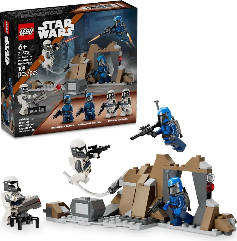LEGO 75373 Zasadzka na Mandalorze - zestaw bitewny zdjęcie 5