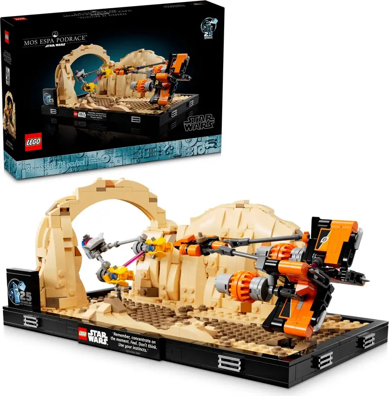 LEGO 75380 Diorama: Wyścig ścigaczy w Mos Espa zdjęcie 5