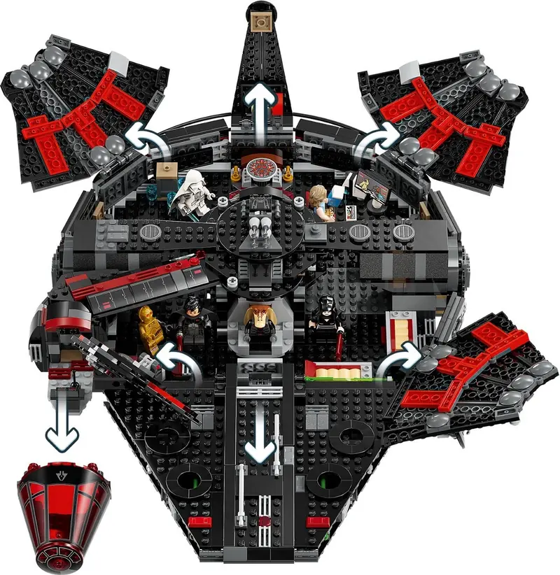 LEGO 75389 Mroczny Sokół Millennium zdjęcie 7