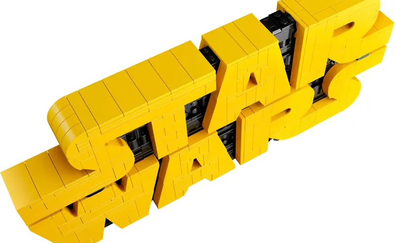 LEGO 75407 Logo Star Wars zbudowane z klocków zdjęcie 4