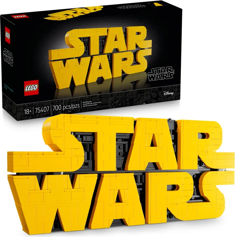 LEGO 75407 Logo Star Wars zbudowane z klocków zdjęcie 3