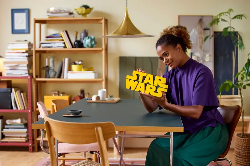 LEGO 75407 Logo Star Wars zbudowane z klocków zdjęcie 6