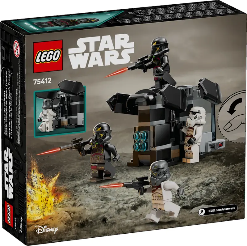 LEGO 75412 Szturmowiec Śmierci i nocny szturmowiec - zestaw bitewny zdjęcie 2