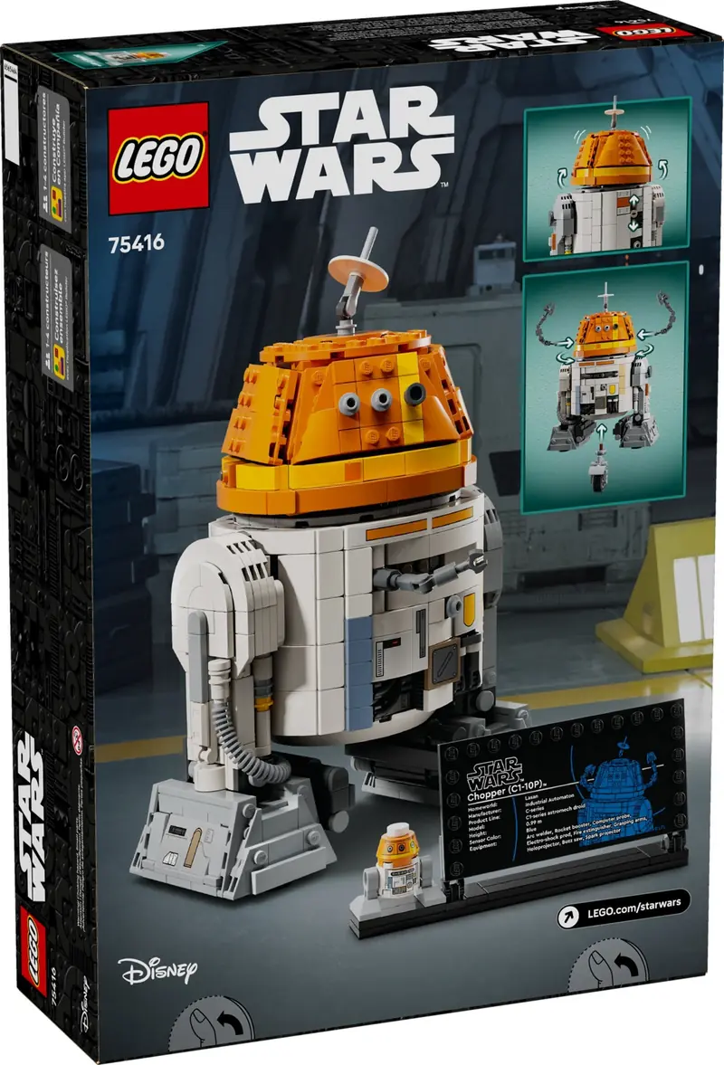 LEGO 75416 Droid astromechaniczny Chopper (C1-10P) zdjęcie 2