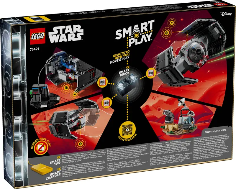 LEGO 75421 SMART Play: Myśliwiec TIE Dartha Vadera zdjęcie 5