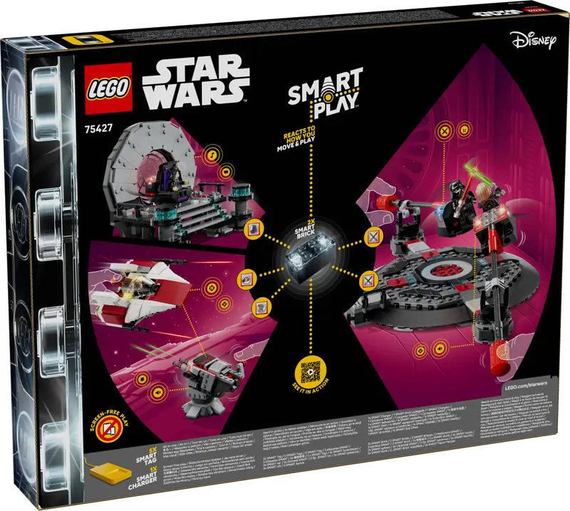 LEGO 75427 SMART Play: Pojedynek w sali tronowej i A-Wing zdjęcie 8