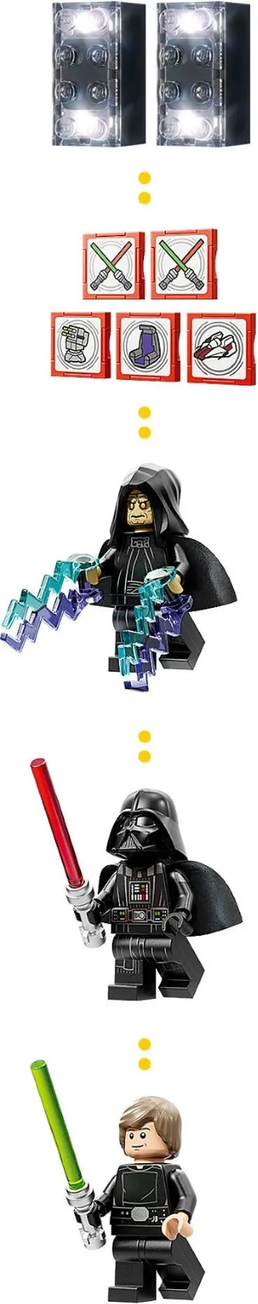 LEGO 75427 SMART Play: Pojedynek w sali tronowej i A-Wing zdjęcie 4