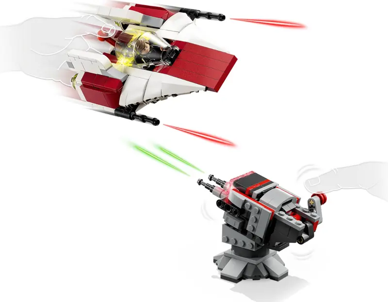 LEGO 75427 SMART Play: Pojedynek w sali tronowej i A-Wing zdjęcie 7