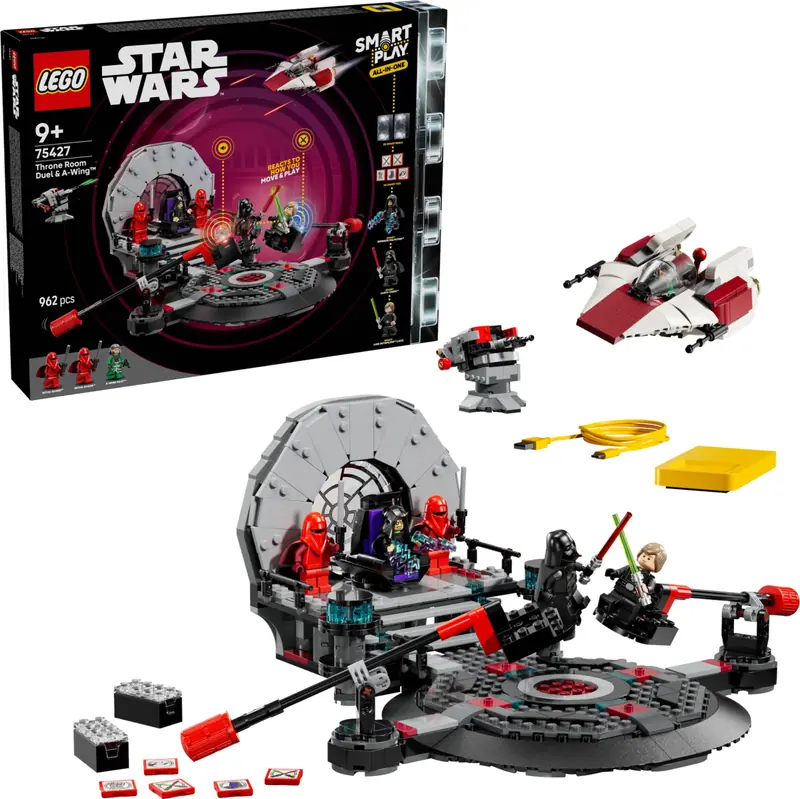 LEGO 75427 SMART Play: Pojedynek w sali tronowej i A-Wing zdjęcie 9