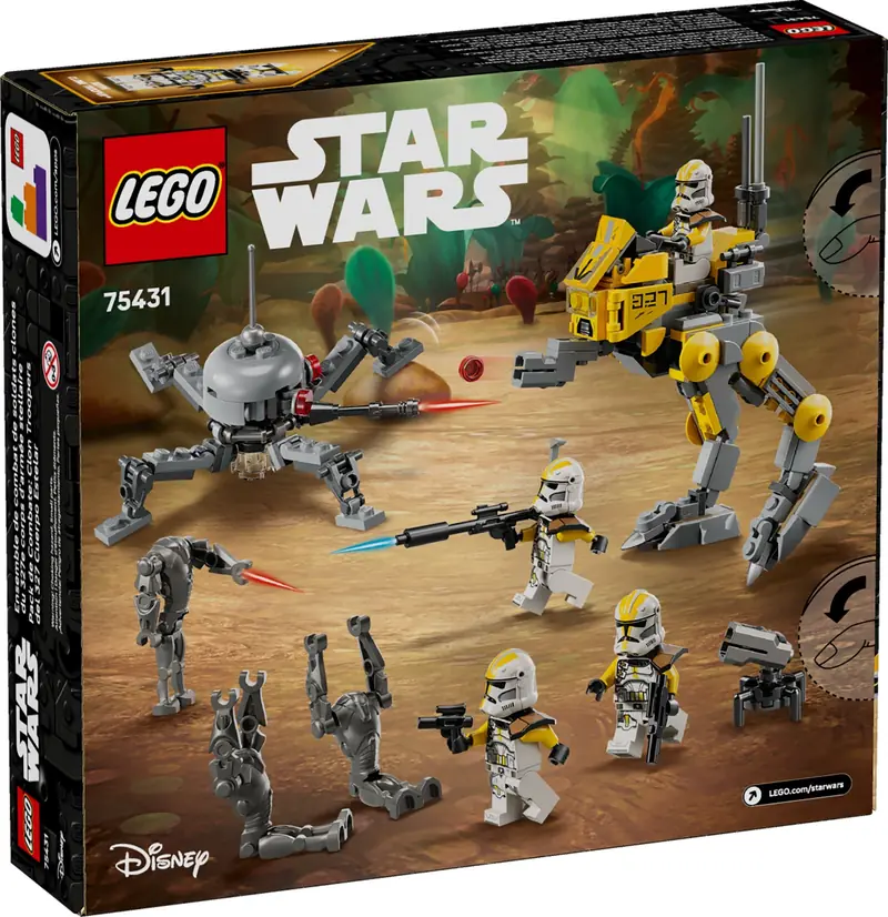 LEGO 75431 Zestaw bitewny - żołnierze-klony z 327. korpusu galaktycznego zdjęcie 2