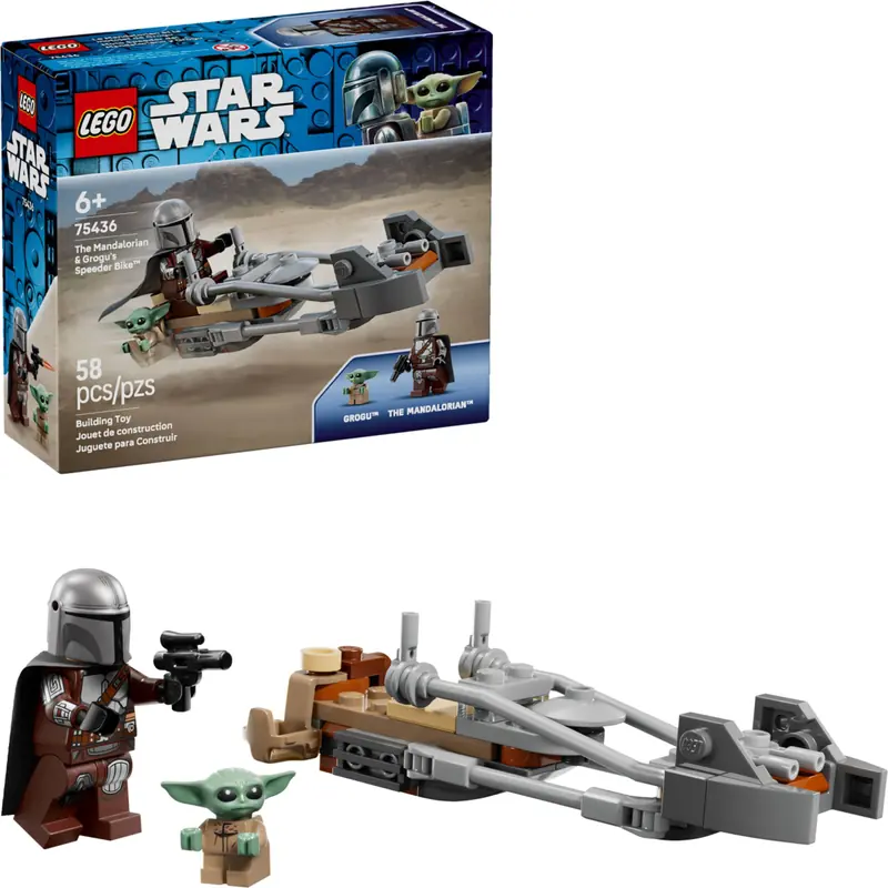 LEGO 75436 Śmigacz Mandalorianina i Grogu zdjęcie 3