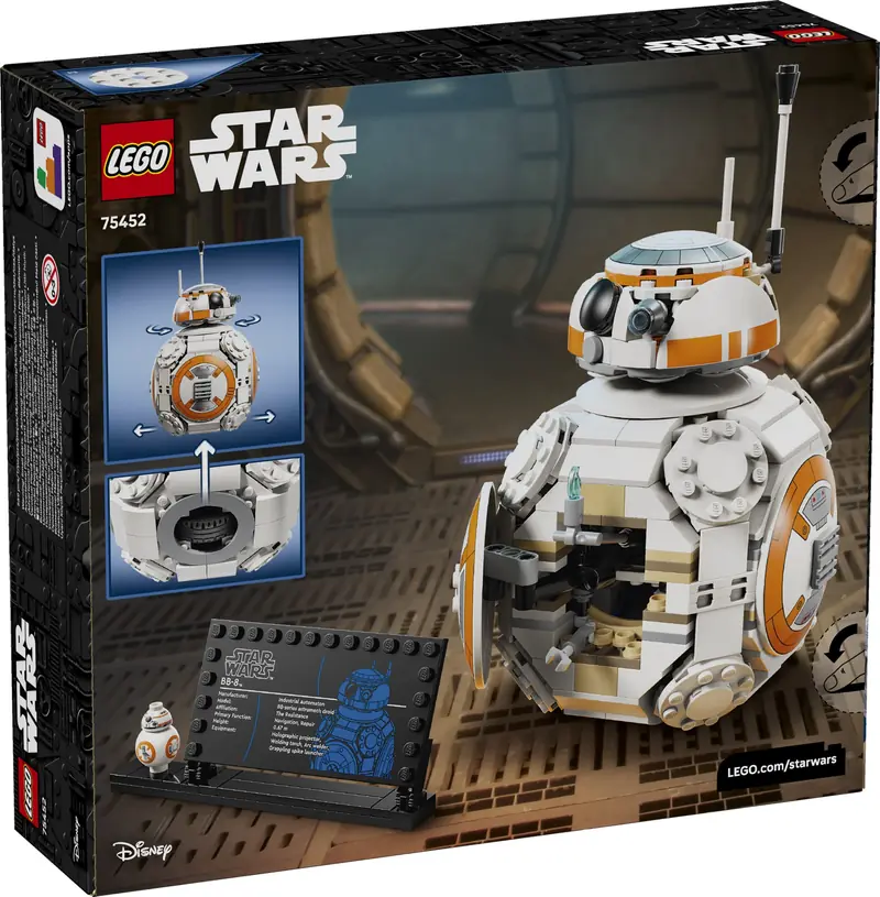 LEGO 75452 Droid astromechaniczny BB-8 zdjęcie 3