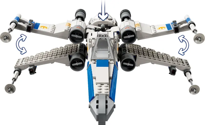 LEGO 75460 Myśliwiec X-Wing Nowej Republiki zdjęcie 7