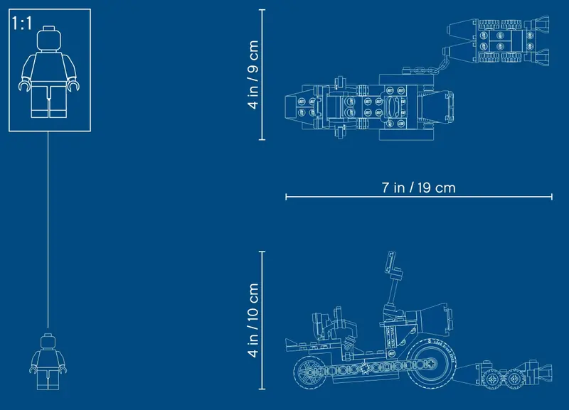 LEGO 75549 Niepowstrzymany motocykl ucieka zdjęcie 9