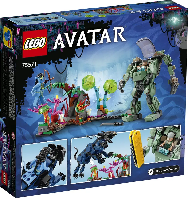 LEGO 75571 Neytiri i Thanator kontra Quaritch w kombinezonie PZM zdjęcie 7