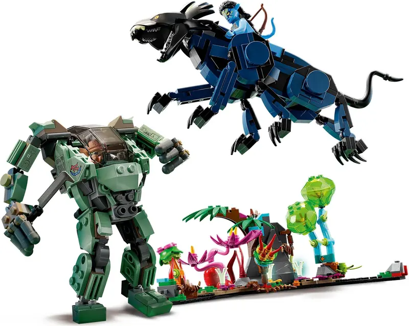 LEGO 75571 Neytiri i Thanator kontra Quaritch w kombinezonie PZM zdjęcie 4