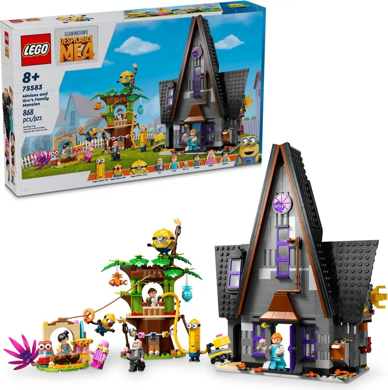LEGO 75583 Rodzinna rezydencja Gru i minionków zdjęcie 5