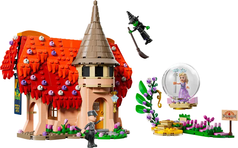 LEGO 75690 Wizyta Glindy i Elphaby w Munchkinland