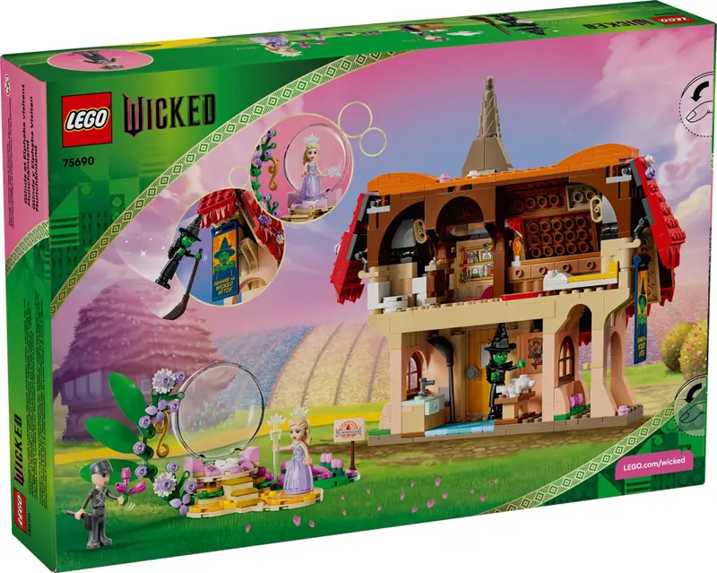 LEGO 75690 Wizyta Glindy i Elphaby w Munchkinland zdjęcie 5