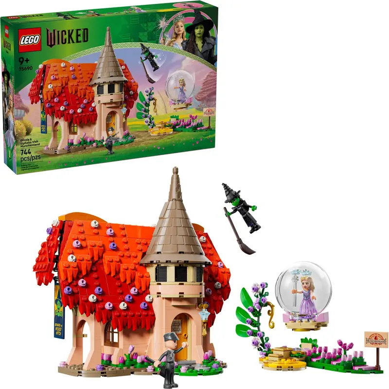 LEGO 75690 Wizyta Glindy i Elphaby w Munchkinland zdjęcie 4