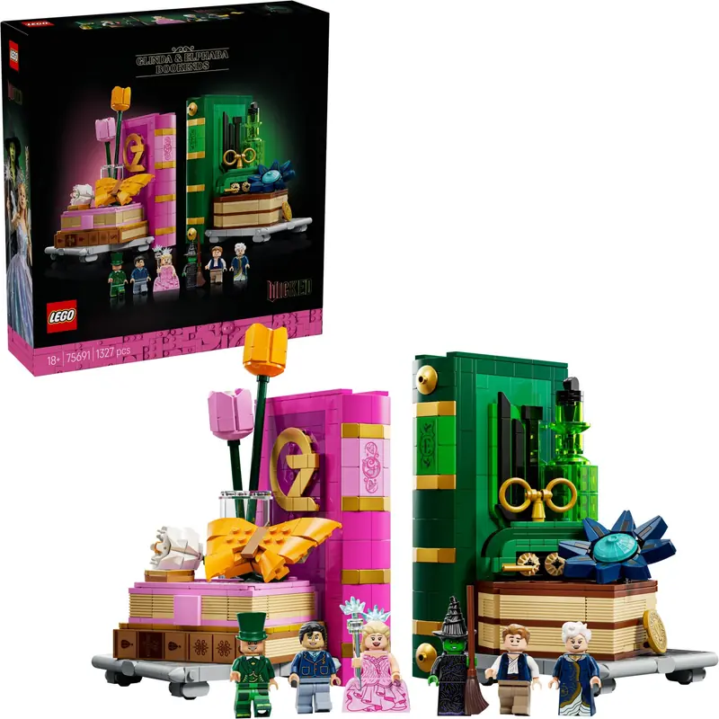 LEGO 75691 Podpórki pod książki z Glindą i Elphabą zdjęcie 3